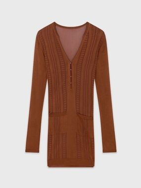 Donde Esteban Guayabera Mini Dress
